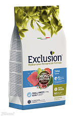 Exclusion Monoprotein Noble Grain Adult Small (Тунец) развес, 1 кг