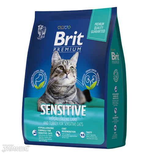 Brit Premium Cat Sensitive, 8 кг