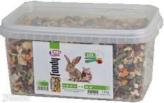 LOLO PETS Корм для хомячков и кроликов Fruity Food, 1,8 кг