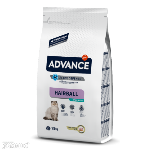 ADVANCE Sterilised Hairball, 1 кг (развес)