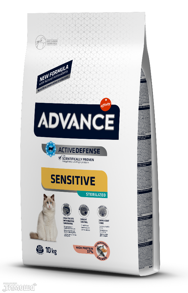 ADVANCE Sterilised Sensitive (лосось), 1 кг (развес)