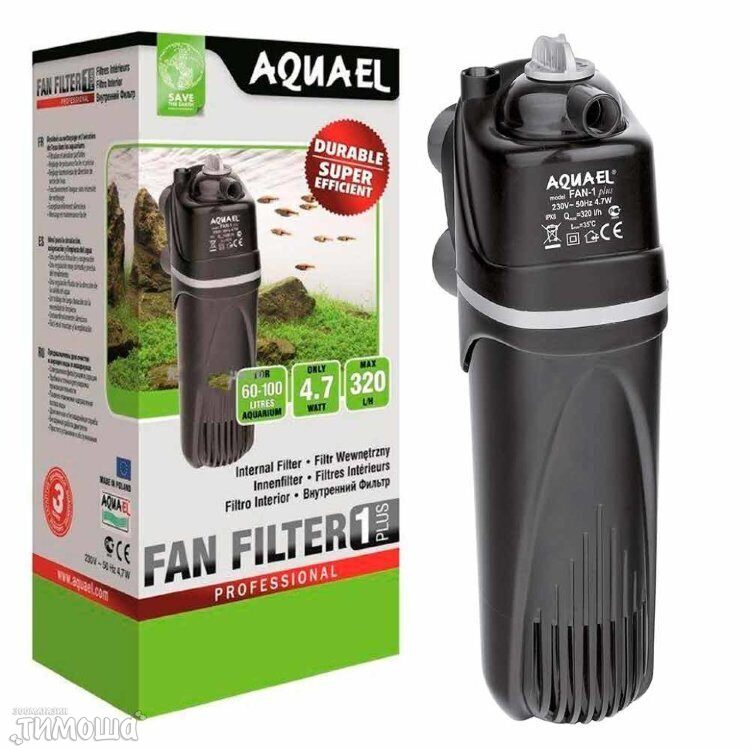 Фильтр для аквариумов Aquael Fan 1 Plus EU