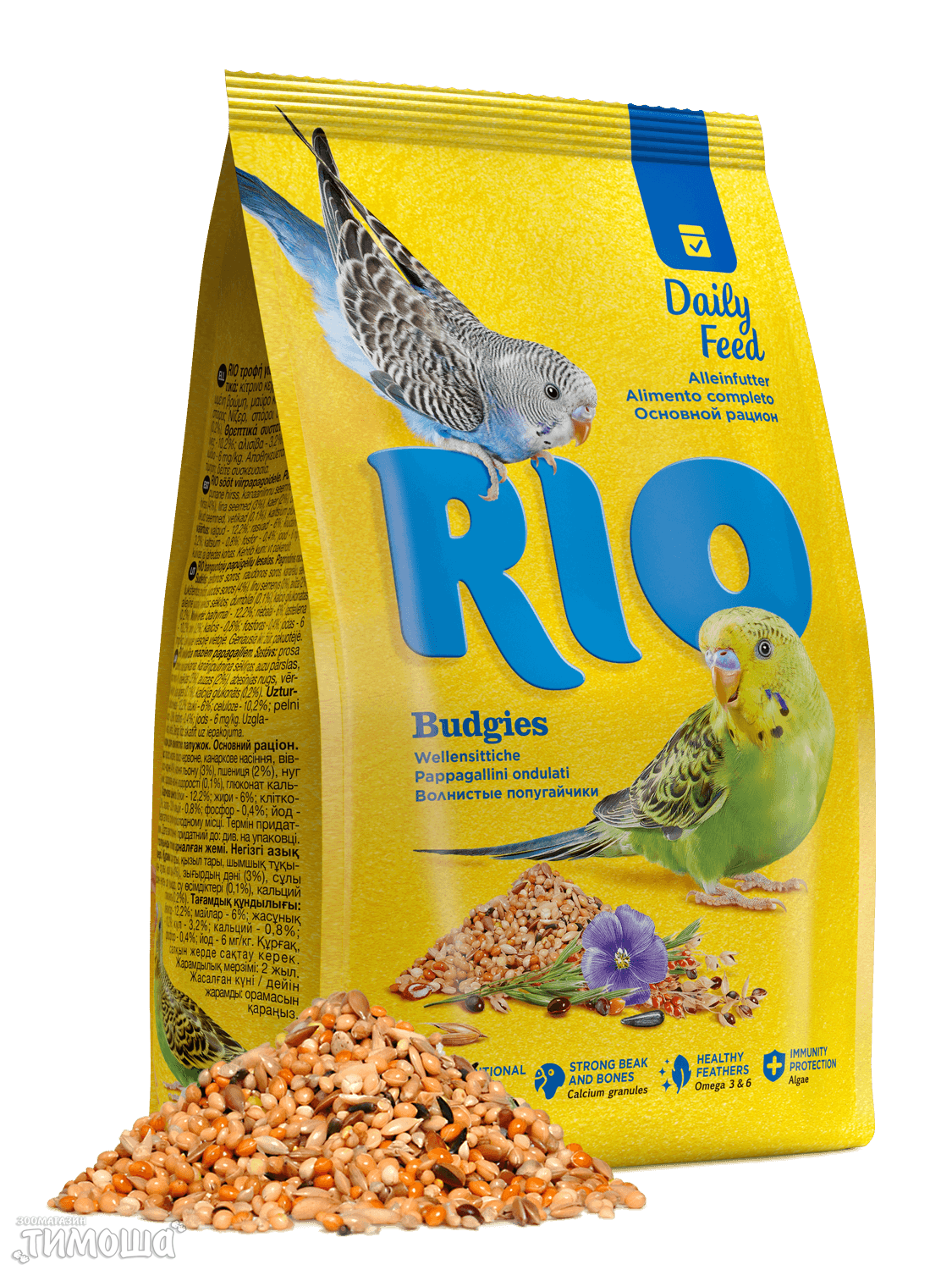 RIO Корм для волнистых попугайчиков, 1 кг