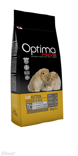 Optima Nova для котят  (курица, рис), 1 кг (развес)