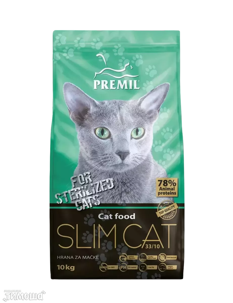 Premil Slim Cat -  для стерилизованных, 1 кг (развес)