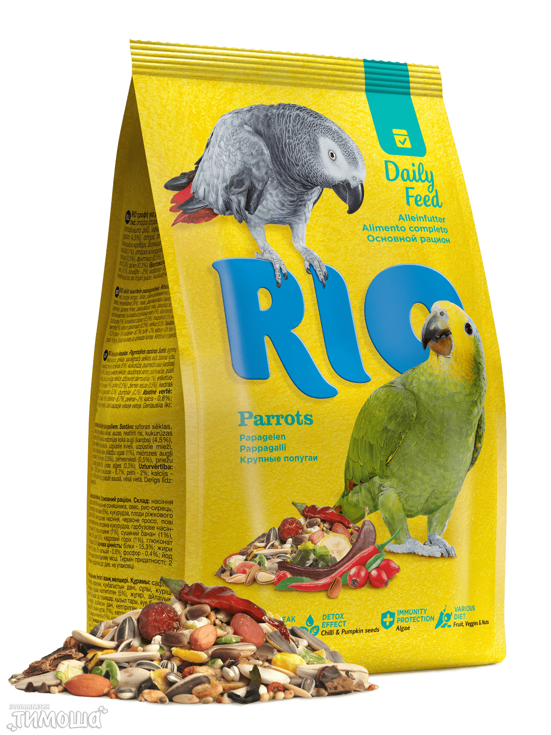 RIO Корм для крупных попугаев, 1 кг